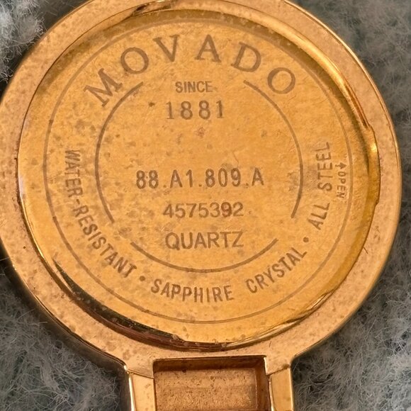 Ladies Movado Bracelet Style Watch in Gold Tone - Picture 5 of 13